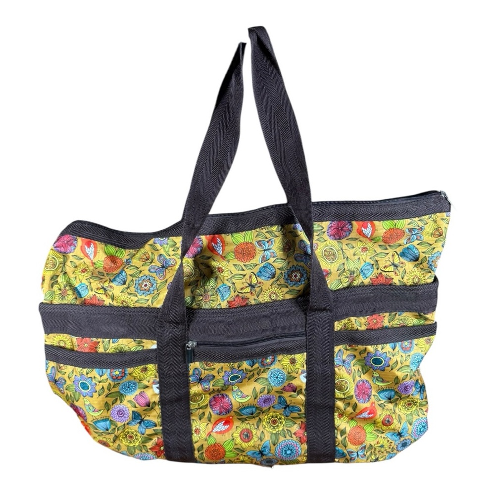 Braciano‎ Yellow Floral Tote Bag